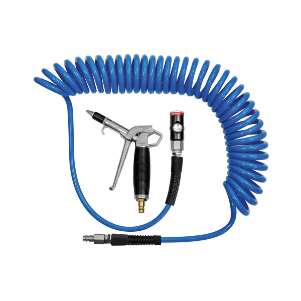 Riegler Spiralschlauch-Pistolen-Set Typhoon, PU-Schlauch-ø 10x6,5, max. 3 m, 159861