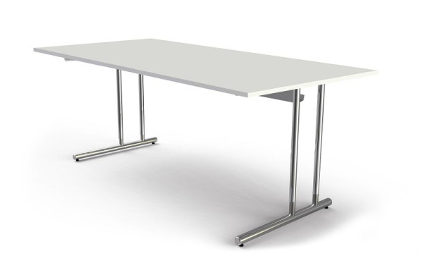 Kerkmann Schreibtisch extragroß, B 2000 x T 1000 x H 680-820 mm, Artline, Farbe: Weiß, 11766310