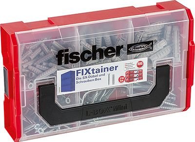 Fischer FIXtainer - SX-Dübel und Schrauben-Box, 532891