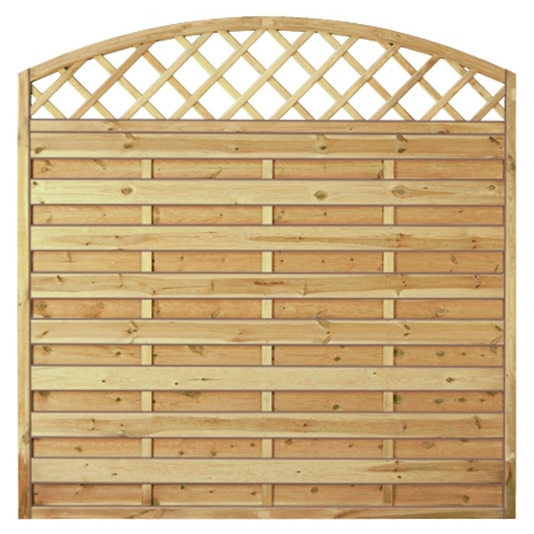 T&J Maxi-Bogen Ranki 180 x 180/160 cm, Rahmen 45/45 mm, kdi grün, Lamellen geriffelt & geschraubt, 11801