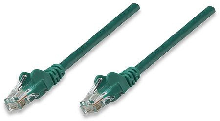 INTELLINET Netzwerkkabel, Cat5e, U/UTP, CCA, RJ45-Stecker/RJ45-Stecker, 2,0 m, grün, 318990