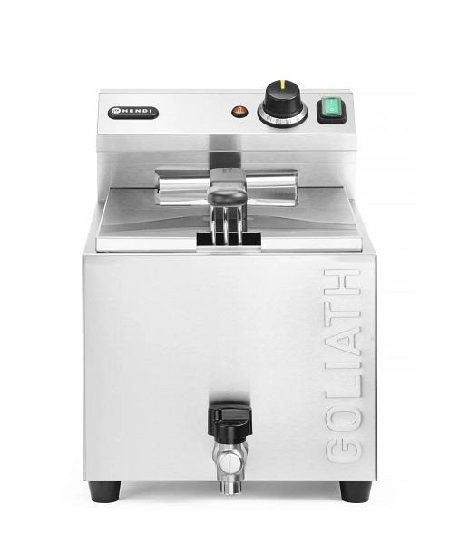Hendi Fritteuse XL mit Ablasshahn Goliath, Leistung 10,2 kW, 209431