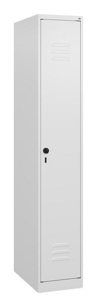 C+P Umkleidespind Classic PLUS, 1700x300x500mm, 9016/9016, Drehriegel, 0800007-10 S10012