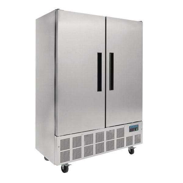 Polar Slimline Kühlschrank Edelstahl 960L, 800 W, 230 V, GD879