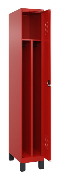 C+P Spind Evolo PLUS, mit Füßen, 1 Abteil, 1950x300x500mm, 3020/3020, Verschluss Zylinderschloss, 049010-10F S10052