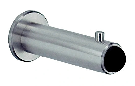 DREILICH Edelstahlverarbeitung Türpuffer/Garderobenhaken 202-4/ Oberfläche matt, Rosette, Diebstahlhemmend, 1001010061