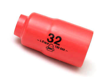Lemp Steckschlüssel Einsatz 32mm 1/2" extra tief 6 kt, 130532