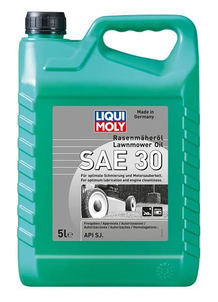 LIQUI MOLY Rasenmäher-Öl SAE 30, Kanister Kunststoff, VE: 5 Liter, 1266