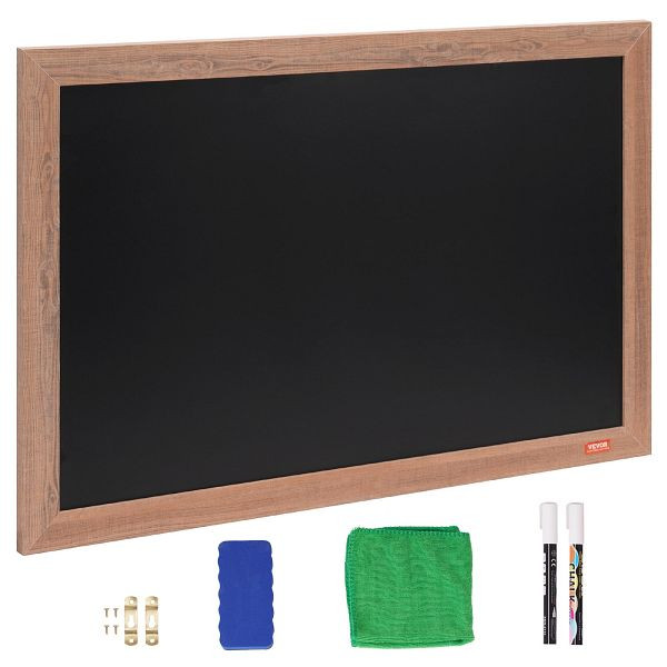 VEVOR Kreidetafel Magnetisch mit Holzrahmen 508 x 762 mm, Magnetsammelbrett 432 x 686 mm, BG2030INCHMDFFP9VV0