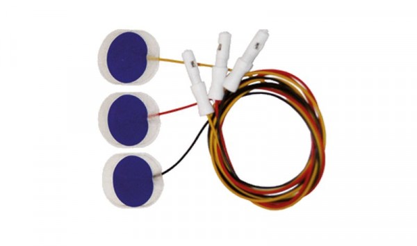 Golmed Neonatenelektrode "Micropore" mit DIN-Stecker, Clear Gel, 22 x 28 mm, VE: 120 Stück, G26KL