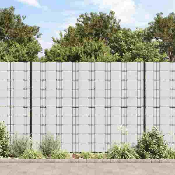 vidaXL Garten-Sichtschutz 4 Stück PVC 35x0,19 m Weiß, 147860