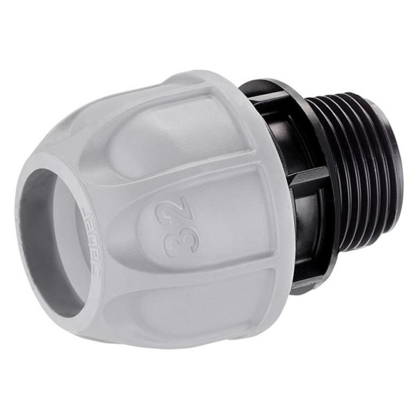 Claber Klemmverbinder 1“ (32 mm) mit 1" AG für unterirdische Bewässerung, VE: 20 Stück, CL902710000