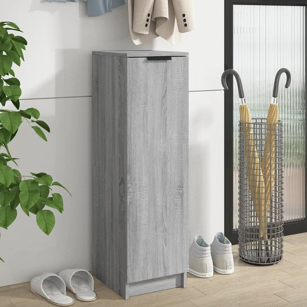 vidaXL Schuhschrank Grau Sonoma 30x35x100 cm Holzwerkstoff, 817106