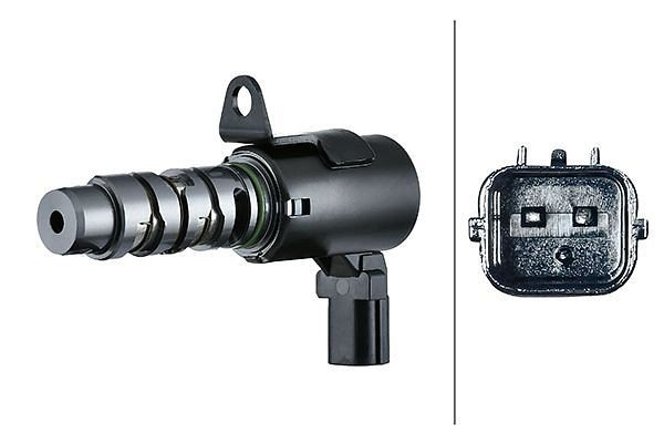 HELLA Steuerventil, Nockenwellenverstellung, 2-polig, Einlassseite, 6NW 358 188-261