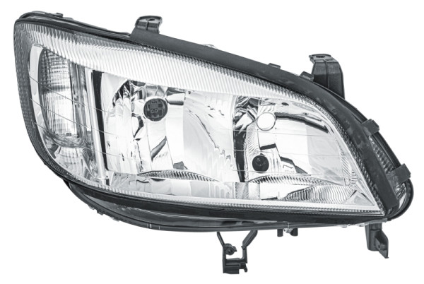 HELLA Halogen-Hauptscheinwerfer, für u.a. Opel Zafira A Mpv (T98), für Rechtsverkehr, rechts, 1EG 354 539-021