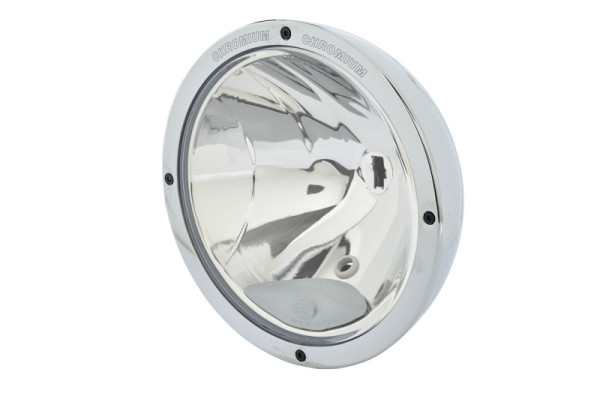HELLA Halogen-Fernscheinwerfer, Luminator Chromium, 24/12V, rund, Referenz: 37.5, geschraubt, E1 1928/ECE-R7/ECE-R112, 800mm, links, 1F8 007 560-311