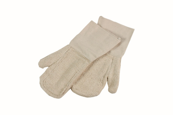 Schneider Backhandschuhe aus Henkelplüsch, 400 x 150 mm, lange Stulpe, 1 Paar, 310003