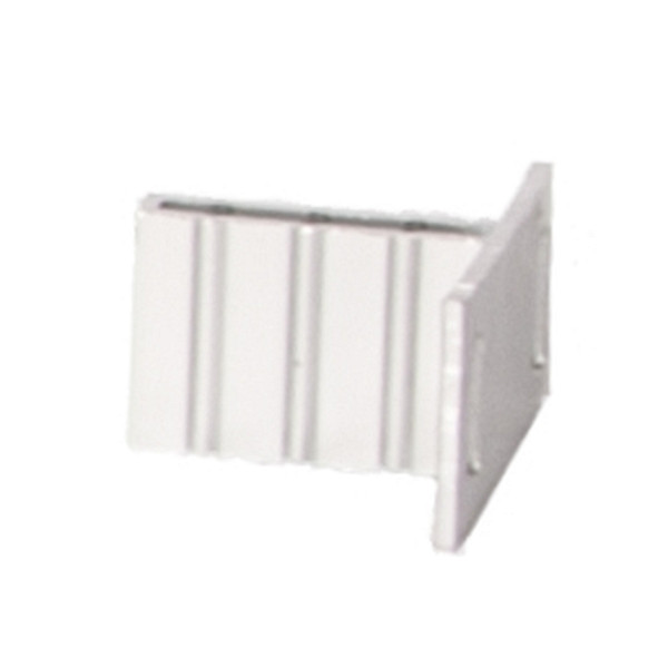 T&J ECO-Zaunhalter, SILBER, Set mit 8 Stück, Aluminium hell eloxiert, 44719