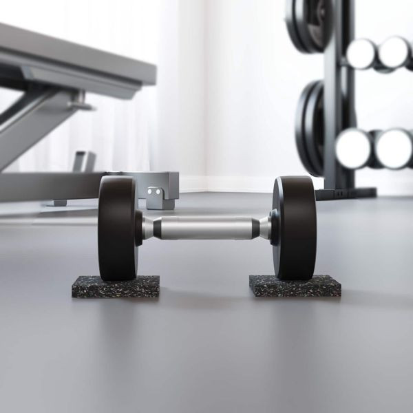 vidaXL Gummiwalze Schwarz 2000 x 12 x 0,8 cm Gummi, 42027304