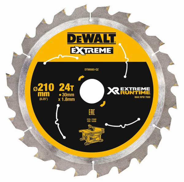 DeWalt Kreissägeblatt stationär 210/30mm 24WZ/FZ, DT99565-QZ
