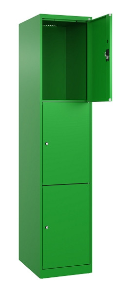 C+P Schließfachschrank Evolo PLUS, 3 Fächer, 1850x400x500mm, 6037/6037, 049000-123 S10026