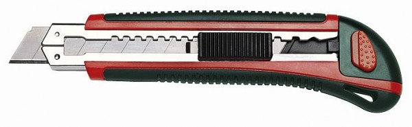 Freund Profi-Cutter Premium, rot-schwarz, 2-Komponenten-Griff, Klingenverriegelung, Gewicht: 120 Gramm, Maße: 160 mm, 02060002