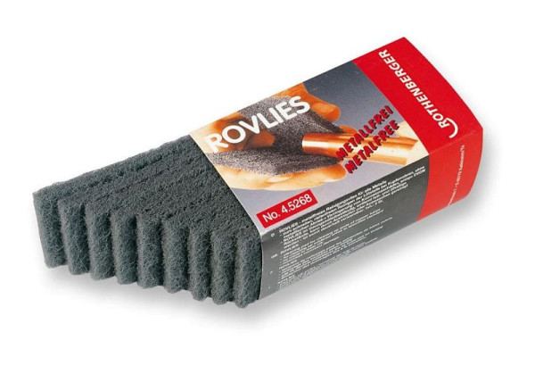 Rothenberger Reinigungsvlies ROVLIES, Ø 130 x 60 mm, 10 er-Pack, 45268