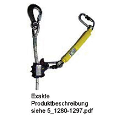 Preising Auffanggerät RC 7, EN353-2, 2 m, mit Karabiner 1480, 1290_1480_1252-1_1490-02