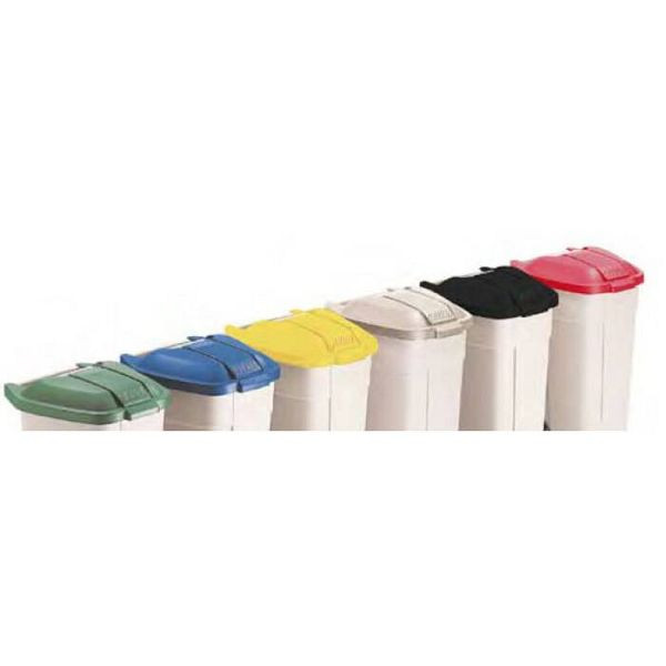 Stein HGS Deckel für Rollcontainer -Separation- Rubbermaid, Schwarz, Plastik (wiederaufbereitet), 12326