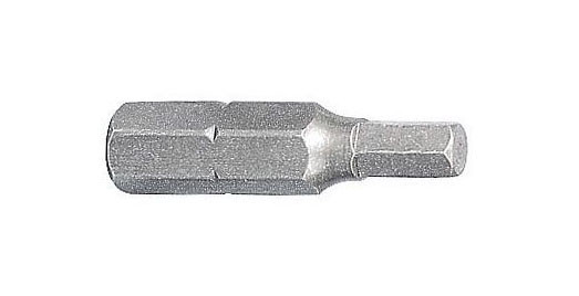 Kraftwerk 1/4" Bit für Innensechskant-Schrauben 25mm 3mm, 10 Stück, 2741-10
