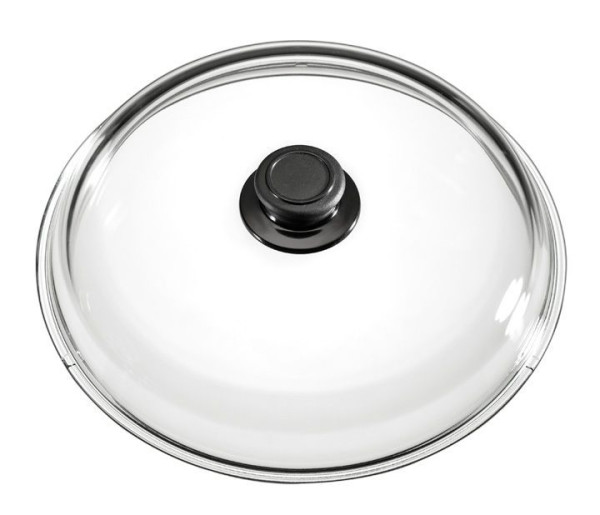 Eurolux Vollglasdeckel Ø 24 cm, inkl, Deckelknopf, EU024-DK-EU