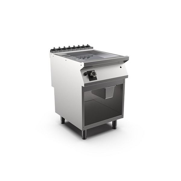 Mareno M1-900 Gasgrillplatte mit 2/3 glatter und 1/3 gerippter Chromplatte, 60cm, 600(B)x920(T)x900(H)mm, FT96GMCG, 191.216