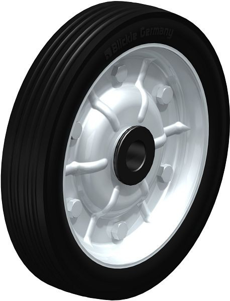 Blickle V 302/30-55G Rad aus Vollgummi, Schwarz, 752206
