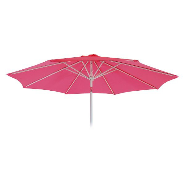Mendler Ersatz-Bezug für Sonnenschirm N19, Sonnenschirmbezug Ersatzbezug, Ø 3m Stoff/Textil 5kg, pink, 81629