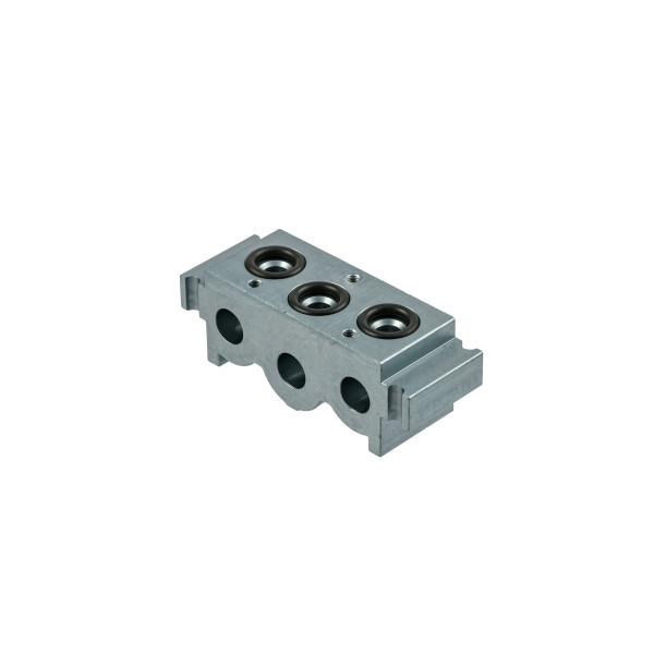 Metal Work Modulare Grundplatte für Ventile G 1/4, Grundplattensystem, 146739