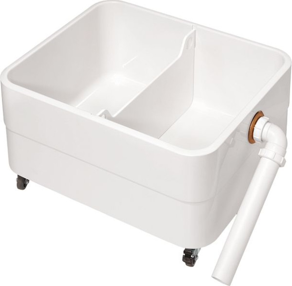 KWC Schlammfangbecken, Sirius, Miranit, 660x370x550 mm, auf Rollen, 2000102726