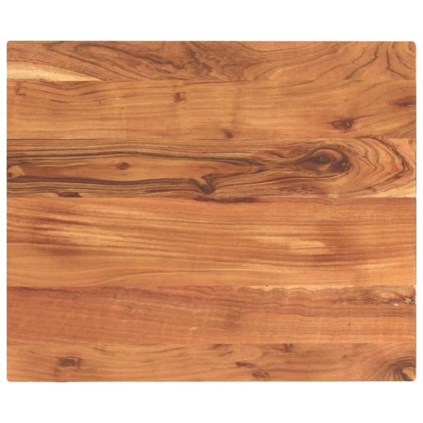 vidaXL Tischplatte 60x50x2,5 cm Rechteckig Massivholz Akazie, 370915