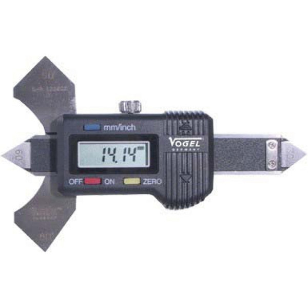 Vogel Germany Digital-Schweißnahtlehre, mit Datenausgang RS 232 C, 0 - 20 mm / 0 - 0.8 inch, 474410