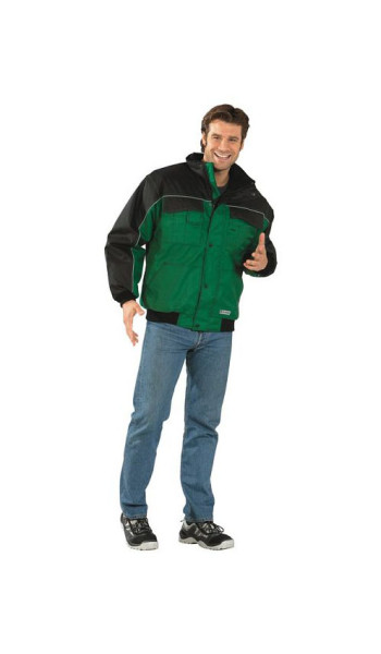 Planam Outdoor Dust Blouson, farngrün/schwarz, Größe XXXL, 3315064