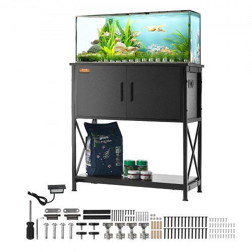 VEVOR Aquariumständer, 29 Gallonen, Aquariumständer, Stahl, MDF, eingebettetes Power Panel, GMZSZXZJMBXGIPNNZV2
