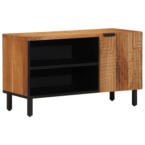 vidaXL TV-Schrank 80x31,5x46 cm Massivholz Akazie, 4017771
