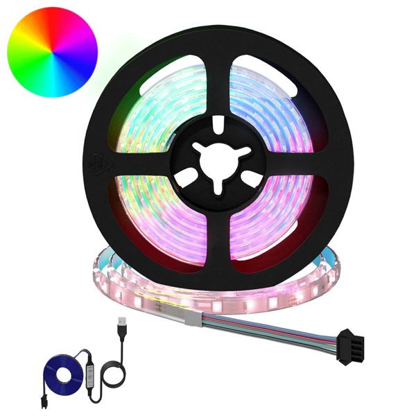 vidaXL LED Streifen 12-teilig Schwarz und Transparent 1300 mm, 3429107