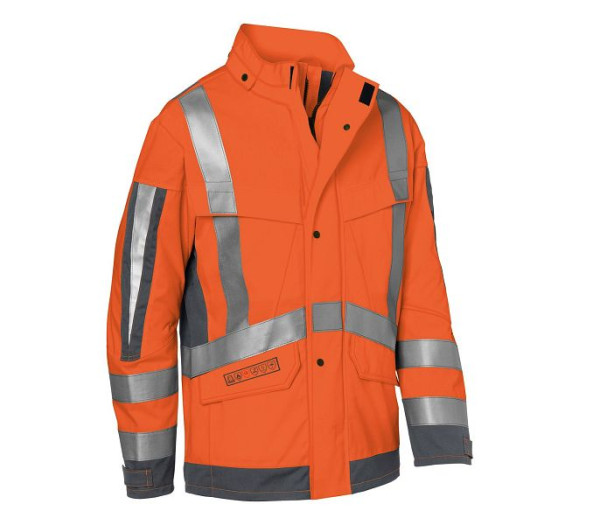 Kübler PROTECTIQ HIGH VIS Wetterjacke arc2 PSA 3, Farbe: warnorange/anthrazit, Größe: XS, 1395 8430-3797-XS