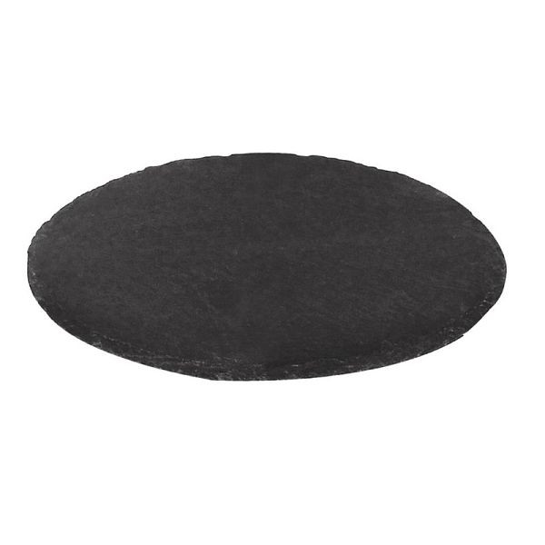 Olympia Pizzabrett aus Schiefer 33cm, nicht geschirrspülergeeignet, GF316