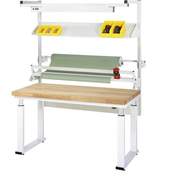 RAU Packtisch Komplettset 02, 08-WB, B1500 x T700, B-Platte, 08-WB-150-070-B-VP02.12