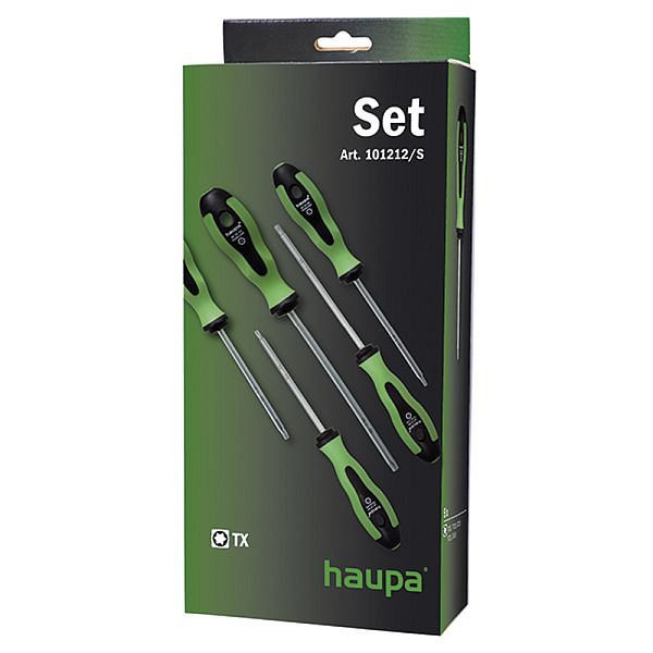 Haupa 2K-Schraubendrehersatz S-Tx, 101212/S, 4011923158828