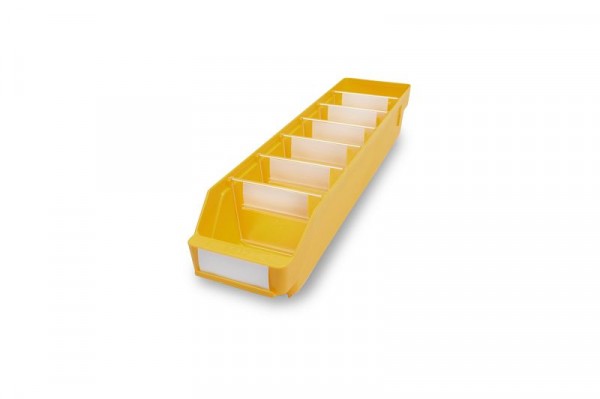 Stemo Lagerkasten 5012 gelb, Abmessungen (LxBxH): 500x120x95mm, VE: 30 Stück, 540302
