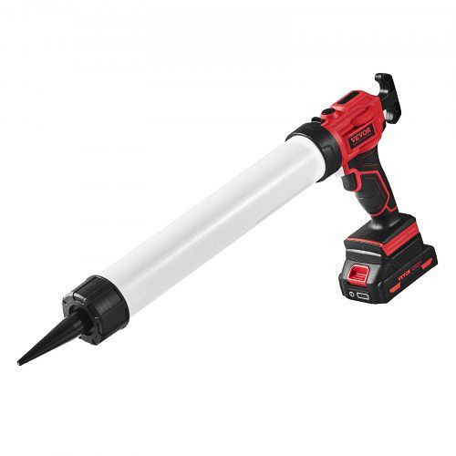 VEVOR Akku-Kartuschenpistole Kartuschenpistole Silikonpistole (20 V, für 600 ml-Kartuschen, bis zu 270 kg), DDTFQ20ASLDX72S5WV2