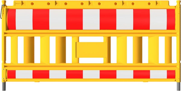 Schake EURO2 Absperrschrankengitter, 2,00 m - Typ NOX GELB, aus Kunststoff (gelb RAL 1023), 33420K2-G