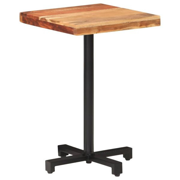 vidaXL Bistrotisch Quadratisch 50x50x75 cm Akazie Massivholz, 320274